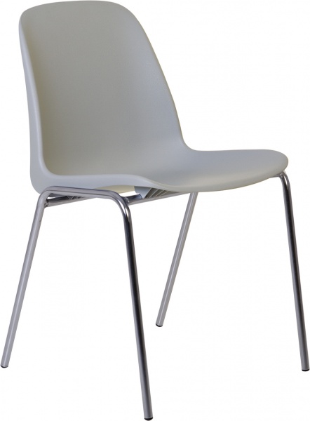 Стул Nowy Styl BESTA CHROME PACK 60 (CH) PEARL GREY серый 