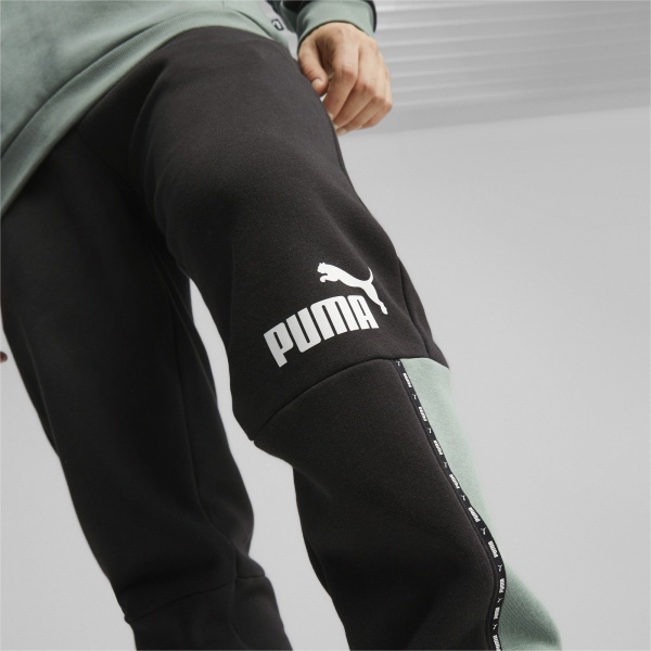 Брюки Puma ESS BLOCK X TAPE SWEATPANTS FL CL 67334351 р. L черный