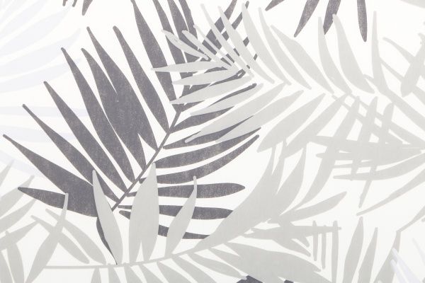 Коврик для сервировки Листья 43,5x28 см серебряный Flamberg