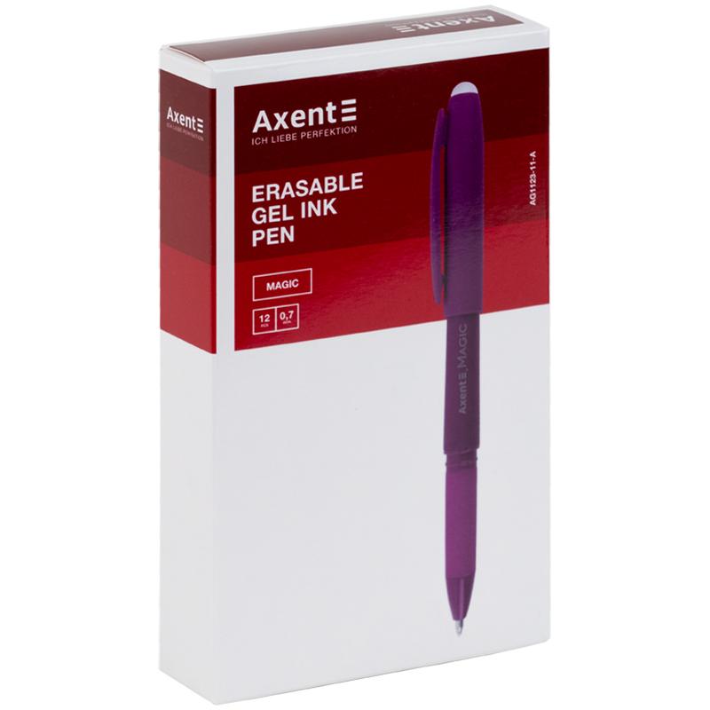 Ручка гелевая Axent пиши-стирай Magic фиолетовая AG1123-11-A