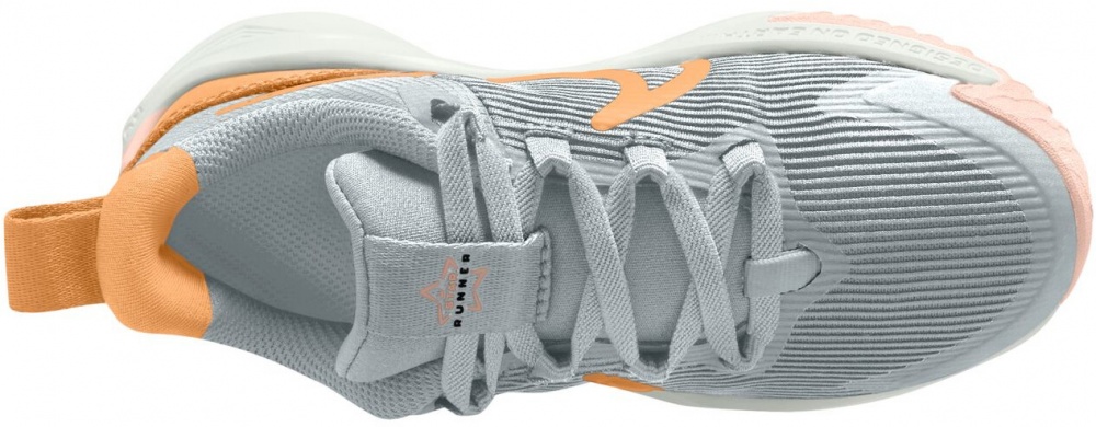 Кроссовки для девочек Nike STAR RUNNER 4 DX7614-008 р.32 серые