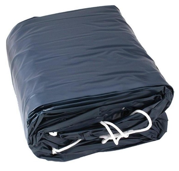 Тент покривальний Intex для каркасного басейну Metal Frame 305 см 28030 темно-сірий