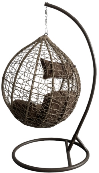 Кресло-кокон Indigo Фиеста светло-коричневый