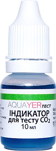 Комплект AQUAYER Дропчекер и Индикатор постоянного контроля за концентрацией углекислого газа (СО2) в воде 10 мл