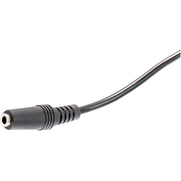 Кабель EMT 3,5 мм M – 3,5 мм F 1.5 м чорний (5-0208)  