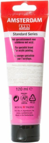 Фарба акрилова № 366 Хінакрідон рожевий 120 мл Amsterdam Standart Royal Talens