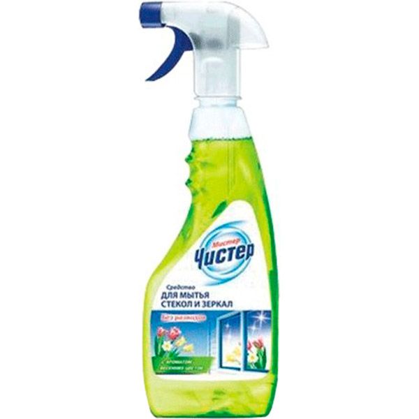 Средство для мытья стекол Мистер Чистер Весенние цветы 500 мл