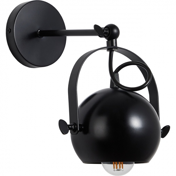 Бра Hopfen LOFT SPC 1x40 Вт Е27 черный 