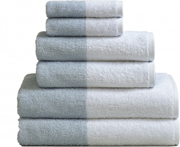 Рушник 40x50 см білий із блакитним ABC 