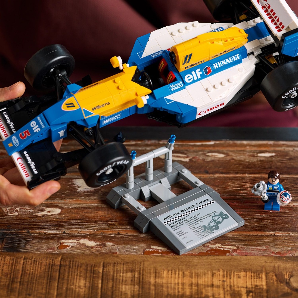 Конструктор LEGO Icons Williams Racing FW14B і Найджел Менселл 10353