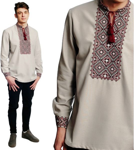 Сорочка Едельвіка сірий р. 48 586-16/00 