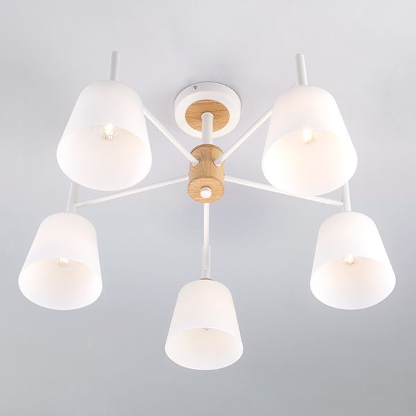 Люстра стельова Strotskis Fresco 5x60 Вт E27 білий 70085/5 