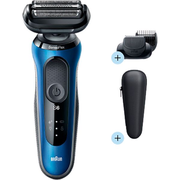 Электробритва Braun Series 6 60-B1500s BLUE / BLACK 