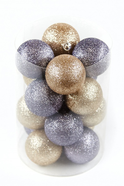 Набор елочных шаров 9514 d14,5 мм 21,5 см 16 шт./уп. 