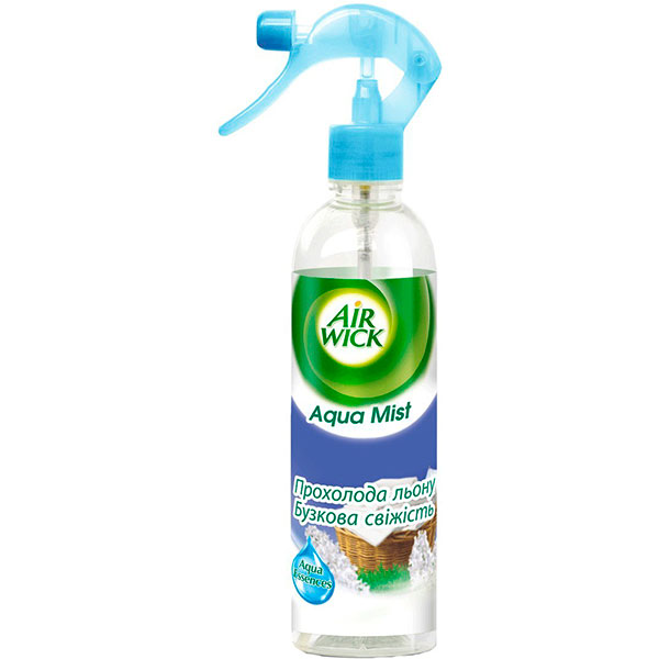 Спрей Air Wick Aqua Mist Прохолода льону та бузкова свіжість 345 мл