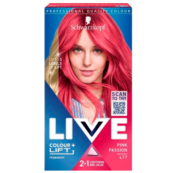 Краска для волос LIVE Color+Lift L77 Розовая фуксия