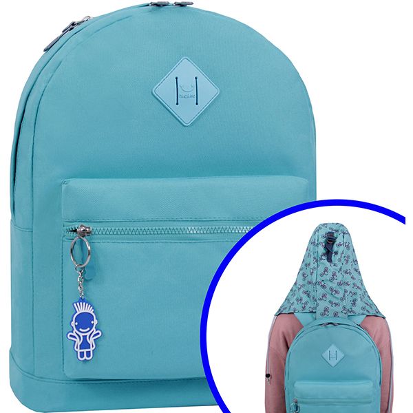 Рюкзак Bagland Hood W/R 17 л сублимация 446 (0054466) с капюшоном