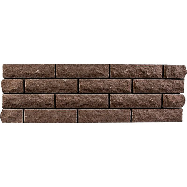 Кирпич гиперпрессованный Литос Скала пустотелый тычковой шоколад