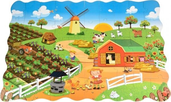Раскраска-пазл Same Toy Ферма 2035Ut