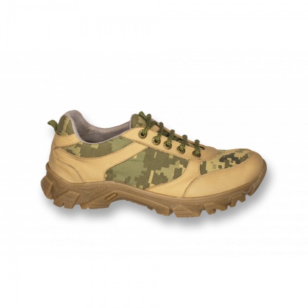 Кроссовки Берегиня Тактические Кожаные Пиксель 22в0791ч75 р.43 зеленый