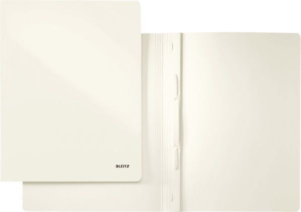 Скоросшиватель WOW 250 л. А4 белый металлик 30010001 Leitz