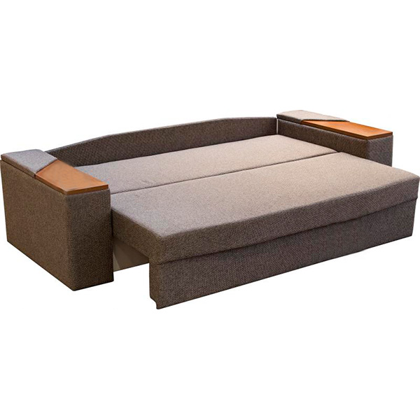 Диван прямий Берегиня Акорд з нішею 2500x1050x740 мм коричневий