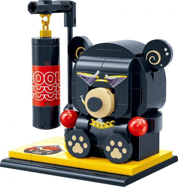 Конструктор BanBao Q-Playmate Ведмідь-боксер ET800-3 ET800-3