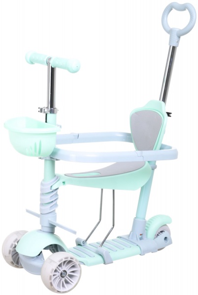 Самокат-трансформер MaxxPro kids детский 6в1 мятный PT1902-1/green 