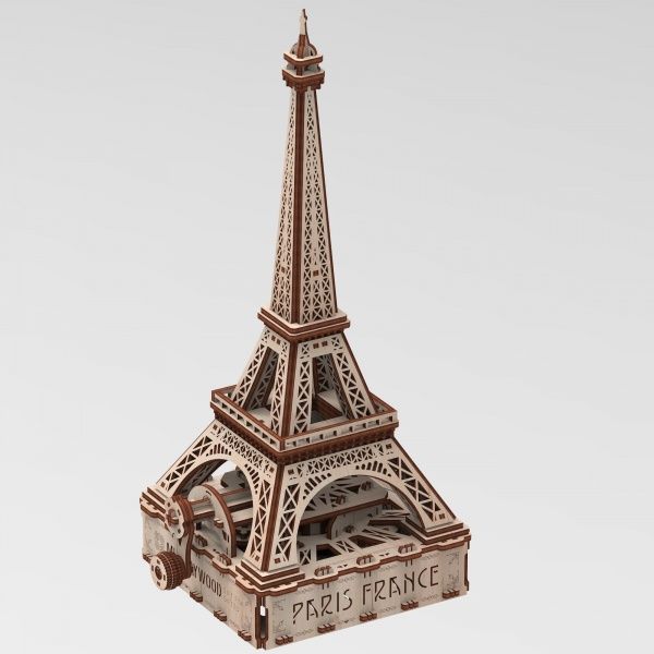 Дерев'яний 3D-конструктор Mr.Playwood Ейфелева вежа (Еко-лайт) 10205