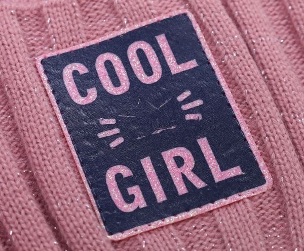 Шапочка дитяча для дівчинки Kraft+ 2560 р.52 темна пудра 