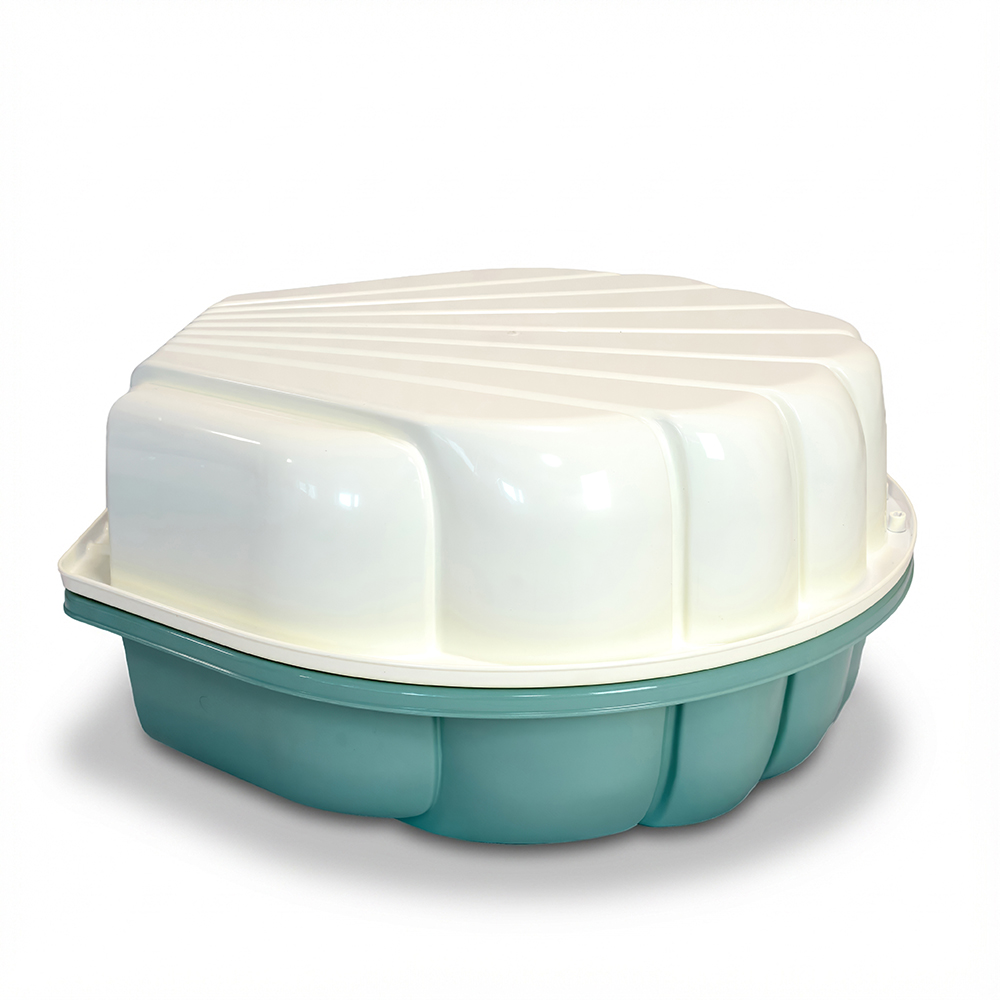 Пісочниця-басейн Doloni Toys Мушля кремова/м’ятна 01236/08