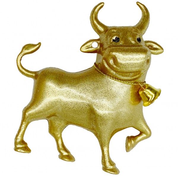 Підвіска MISLT Бичок об’ємний bull-3-4 5 см