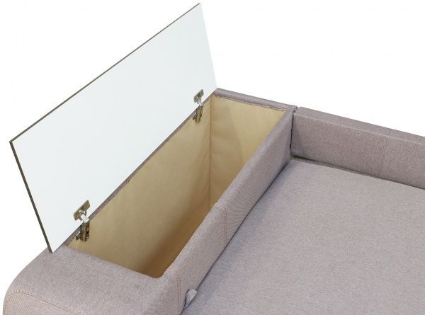 Диван прямий Кедр Плейн ліва ніша бежевий 2400x1030 мм