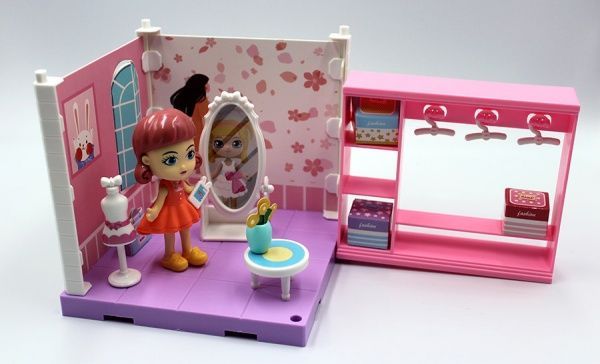 Ігровий набір Funky Toys Затишний куточок. Гардеробна з лялькою FT3106 