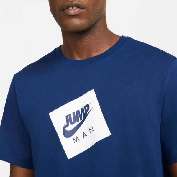 Футболка Nike M J JUMPMAN BOX SS CREW DD0963-492 S синій