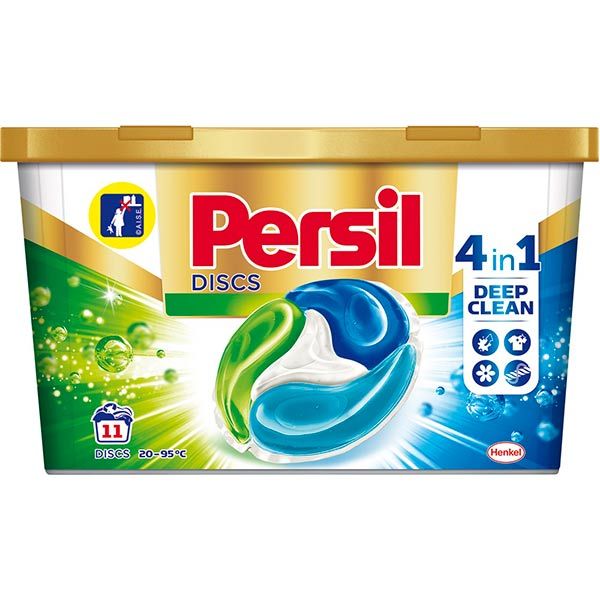 Капсулы для машинной стирки Persil Discs Universal Deep Clean 0,332 кг 11 шт.