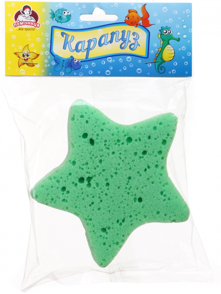 Мочалка Помічниця детская Карапуз в ассортименте