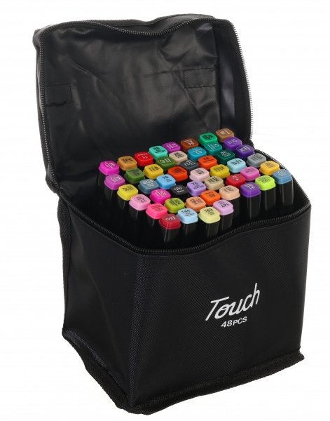 Набор двусторонних маркеров Touch 48 шт. разноцветный 