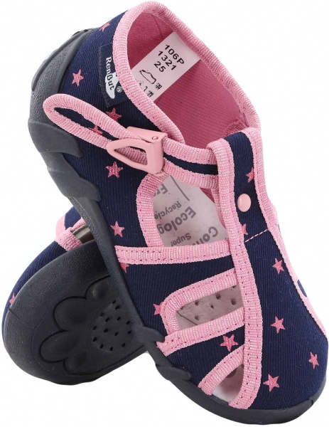 Тапочки детские RenBut Звезды р.19 темно-синий 13-106_P-1321-19 