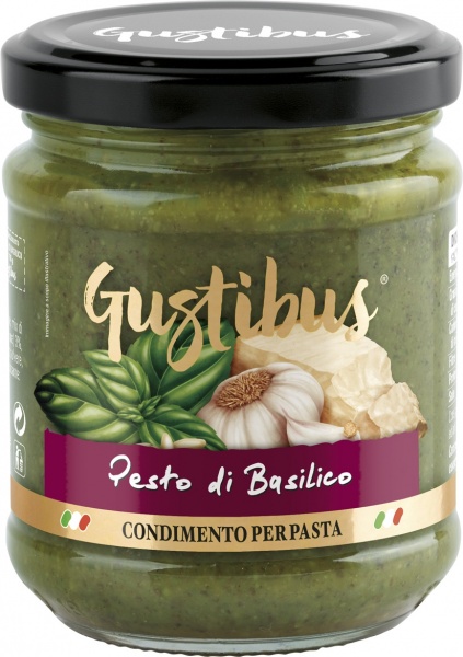 Соус Gustibus Песто с базиликом 190 г