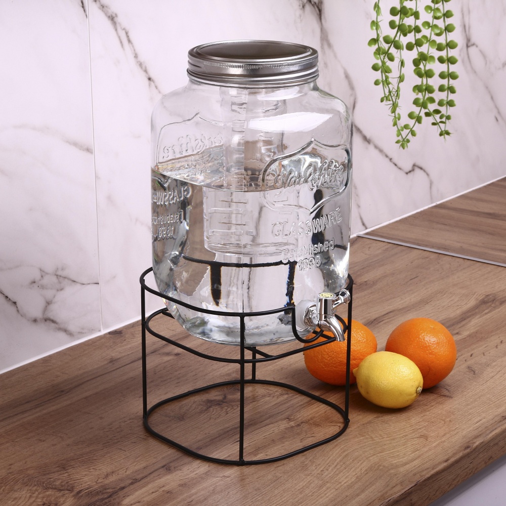 Емкость для напитков Magic Fruit 8 л с крышкой краном и фильтром