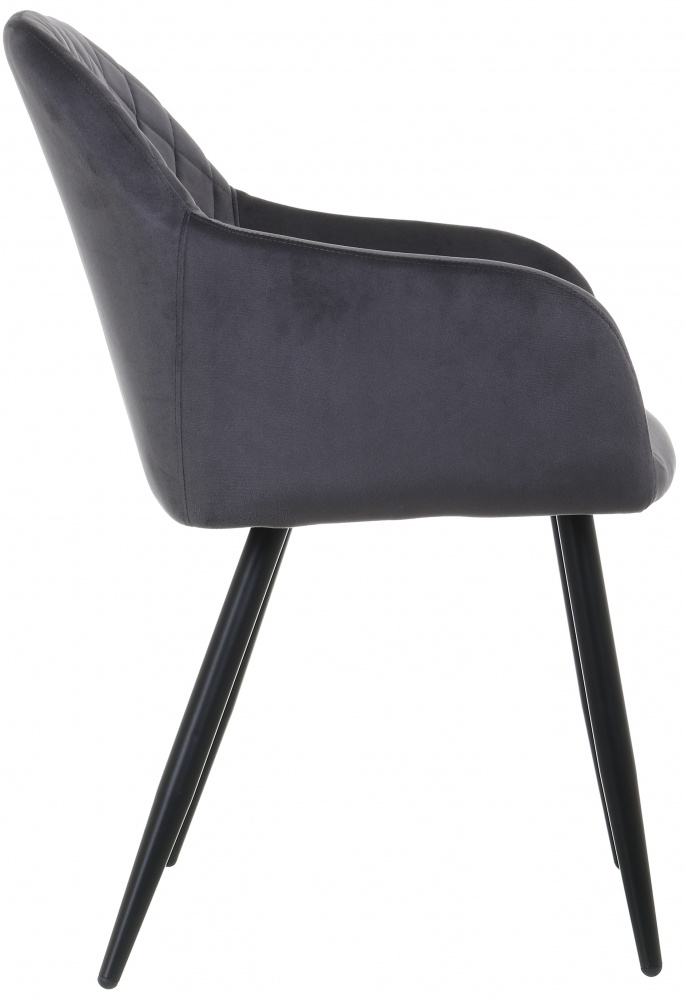 Стілець обідній Руссо JSC-8038 темно-сірий / чорний
