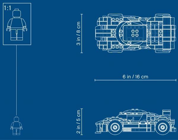 Конструктор LEGO Creator Гоночный автомобиль в Сансет 31089