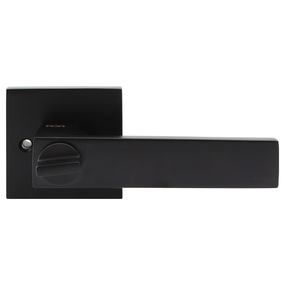 Ручка на розетці RDA ZN3201 ключ-фіксатор матовий чорний