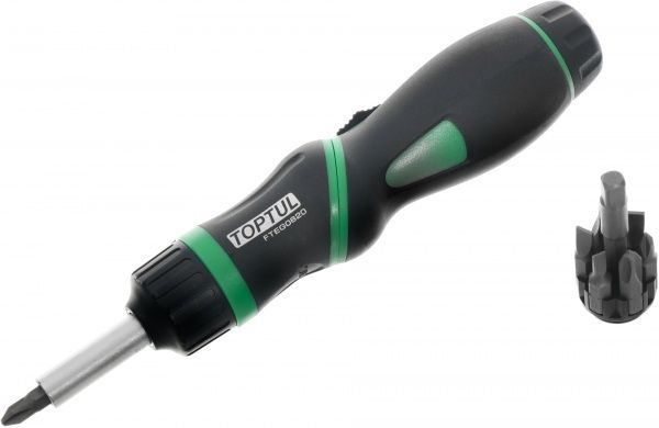 Отвертка со сменными насадками Toptul  GAAR0901