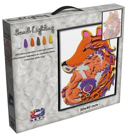 Картина з легкої глини Handlighting Лисиця OKTO 