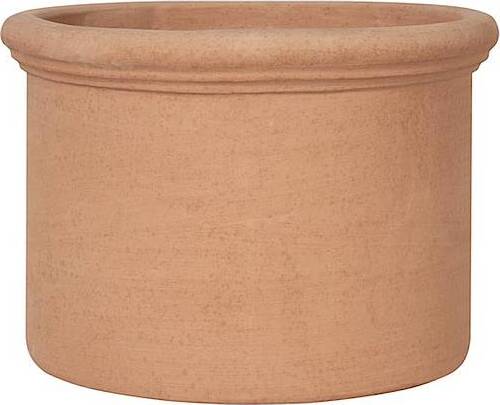 Вазон керамічний Terraneo Carini 700193 круглий 4,9 л теракотовий 