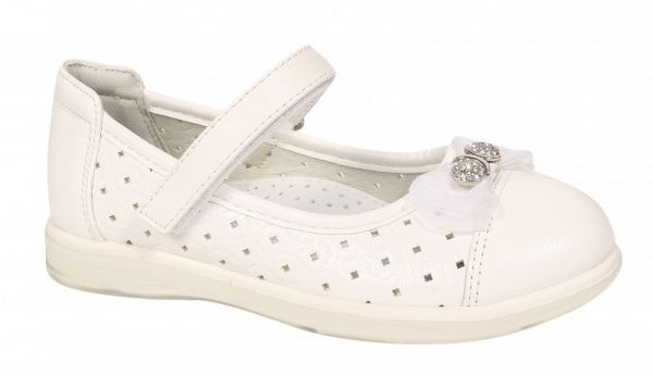 Туфлі для дівчаток для дівчинки ТОМ.М р.31 білий 7209F 