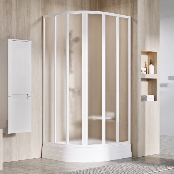 Душевая кабина Ravak SKKP6-90 195 белый + grape