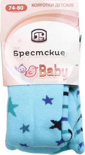 Колготки детские БЧК 889 р.74-80 серый 